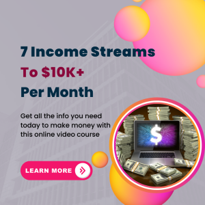 7 Make Money Online Income Streams
